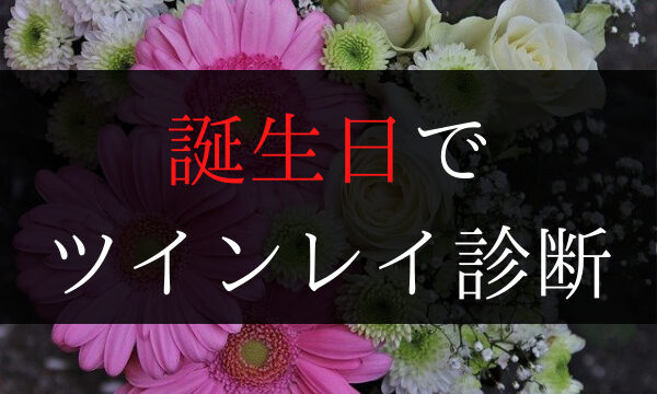 ツインレイの可能性が高い誕生日一覧 今すぐ生年月日を計算 Dimidium Anima